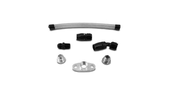 compare product Vibrant Univ Oil Drain Kit incl 12in Teflon lined S.S. hose Fitting