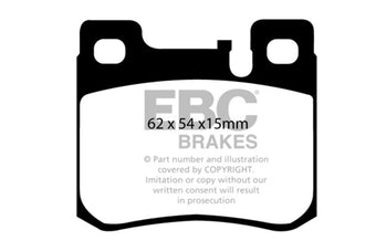 compare product EBC 94-95 Mercedes-Benz C220 (W202) 2.2 (ASC) Ultimax2 Rear Brake Pads