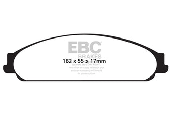 compare product EBC 04-07 Ford Five Hundred 3.0 Greenstuff Front Brake Pads