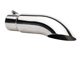compare product Gibson Turn Down Slash-Cut Tip - 3.5in OD/3in Inlet/12in Length - Stainless