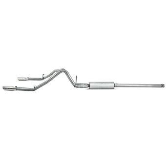 compare product MBRP 2009 Chev/GMC 1500 4.8/5.3L EC/CC (excluding 8 bed) Cat Back Dual Split Rear