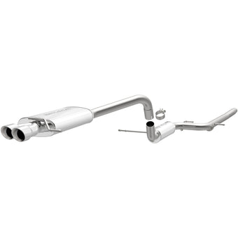 compare product MagnaFlow Performance Cat-Back Exhaust System Dual Straight Drive Side Rear Exit 11-14 VW Jetta 2.0L