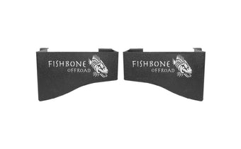 compare product Fishbone Offroad 07-18 Jeep Wrangler JK 4 DR Wheel Well Storage Bin - Blk Textured Powdercoat Steel