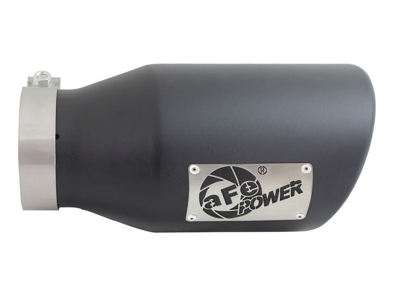 aFe Diesel Exhaust Tip Bolt On Black 4in Inlet x 6in Outlet x 12in - My Store