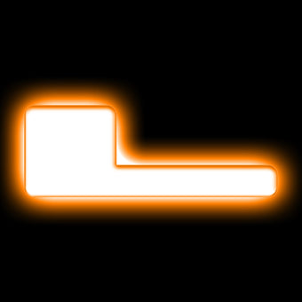 compare product ORACLE Lighting Universal Illuminated LED Letter Badges - Matte Wht Surface Finish - L