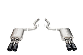 compare product Corsa 2024-2025 Ford Mustang V8 5.0L 3in Axle-Back Exhaust System w/ Twin 4in Black Straight Tips