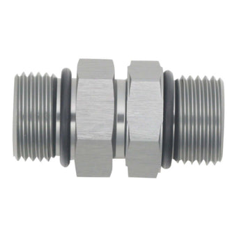 compare product DeatschWerks 8AN ORB Male to 8AN ORB Male Swivel Adapter - Anodized DW Titanium