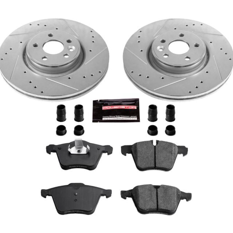 Power Stop 13 - 14 Volvo S60 Front Z23 Evolution Sport Brake Kit - My Store