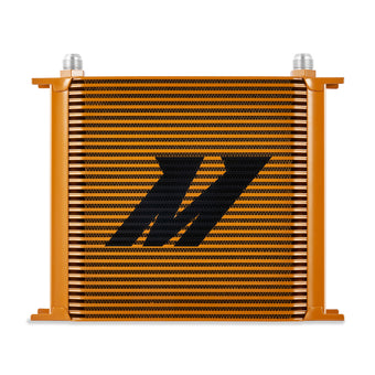 compare product Mishimoto Universal 34 Row Oil Cooler - Gold
