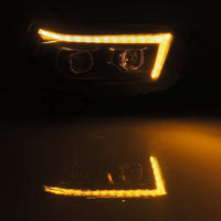 AlphaRex 10 - 13 Toyota 4Runner PRO - Series Projector Headlights Plank Style Black w/Seq Signal/DRL - My Store