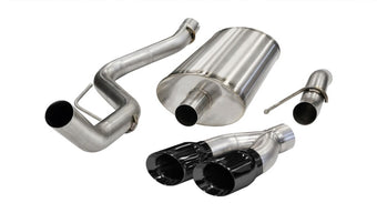 compare product Corsa 2011-2014 Ford F-150 Raptor 6.2L V8 Black Sport Cat-Back Exhaust