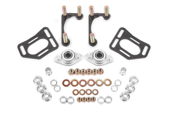compare product BMR 90-93 Fox Mustang Caster Camber Plates - Black Hammertone