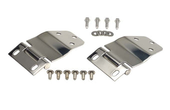 compare product Kentrol 77-86 Jeep CJ7 Liftgate Hinge Pair - Polished Silver