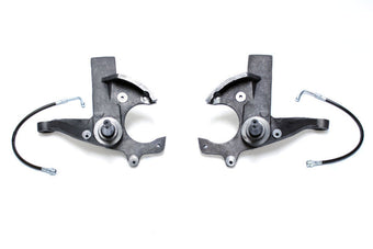 compare product MaxTrac 82-04 Chevrolet S-10 2WD 3in Front Lift Spindles w/Extended DOT Compliant Brake Lines