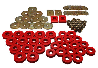 compare product Energy Suspension GM Body Mount Set - Red