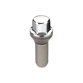 compare product McGard Hex Lug Bolt (Cone Seat) M12X1.25 / 17mm Hex / 25.6mm Shank Length (Box of 50) - Chrome