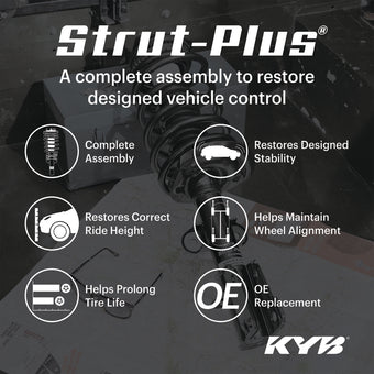 compare product KYB Shocks & Struts Strut-Plus Front Right 12-14 Toyota Camry SE w/2.5L