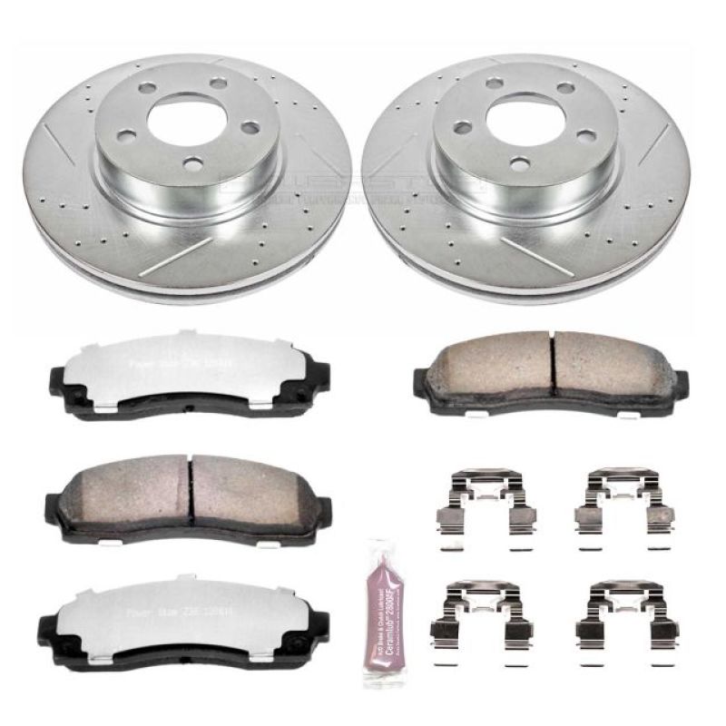 Power Stop 01 - 03 Ford Explorer Sport Front Z36 Truck & Tow Brake Kit - My Store