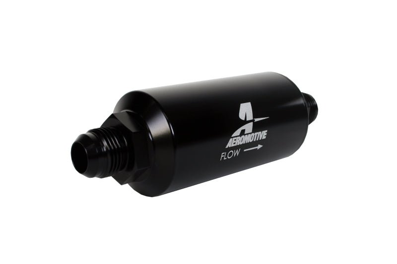 Aeromotive In - Line Filter - (AN - 10) 100 Micron Stainless Steel Element Black Anodize Finish - My Store