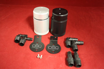 compare product J&L Oil Separator 3.0 Base Kit - Black Anodized (Incl 2 Brackets & 6 Fittings)
