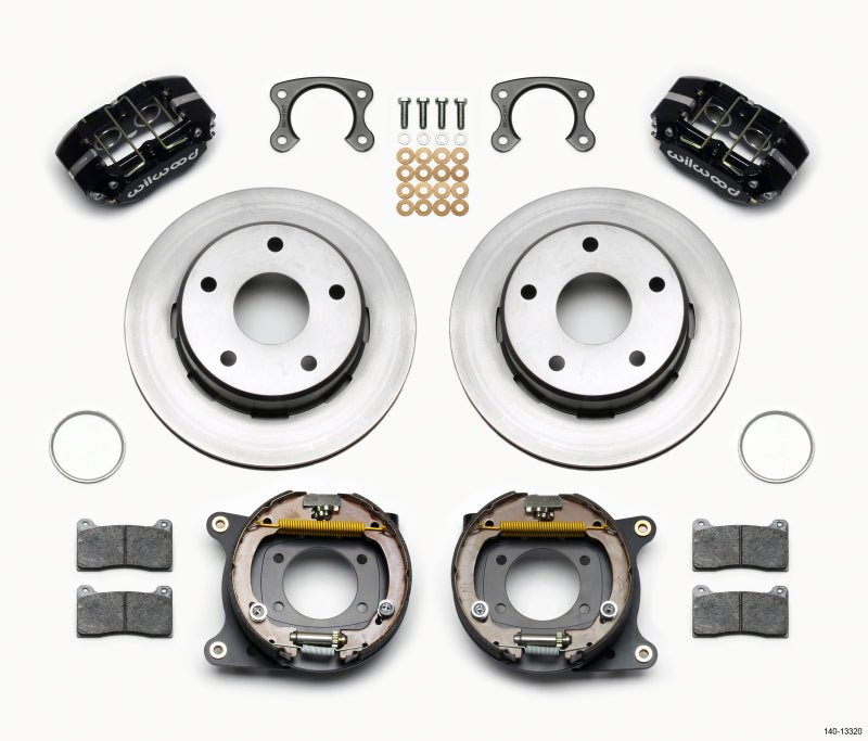 Wilwood Dynapro Lug Mount P/S Park Brake Kit Small Ford 2.36in Off Bronco 5 x 5.50 - My Store