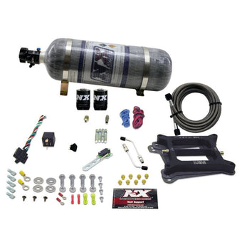compare product Nitrous Express 4150 4-BBL/Gasoline Nitrous Kit (100-500HP) w/Composite Bottle
