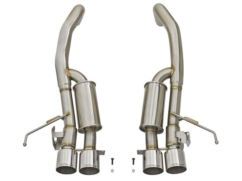 aFe MACHForce XP 3in - 2 1/2in Axle Back 304SS Exhaust w/ Polished Tips 15 - 17 Chevy Corvette Z06 - My Store