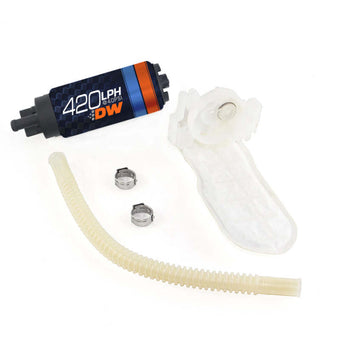 compare product DeatschWerks DW420 Series 420lph In-Tank Fuel Pump w/ Install Kit For 04-7 Cadillac CTS-V