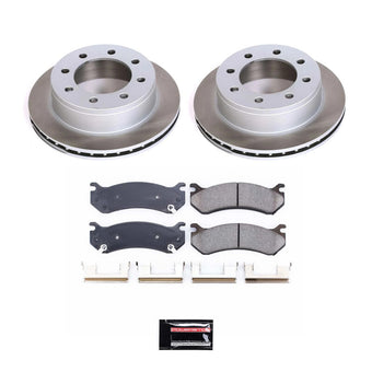compare product Power Stop 08-13 GMC Yukon XL 2500 Rear Semi-Coated Rotor Kit