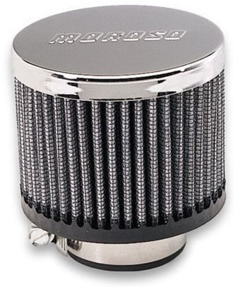 compare product Moroso Filtered Valve Cover Breather - Clamp-On - No Hood - 1.5in ID