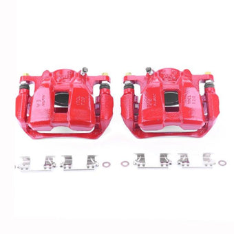 compare product Power Stop 13-18 Honda Accord Front Red Calipers w/Brackets - Pair