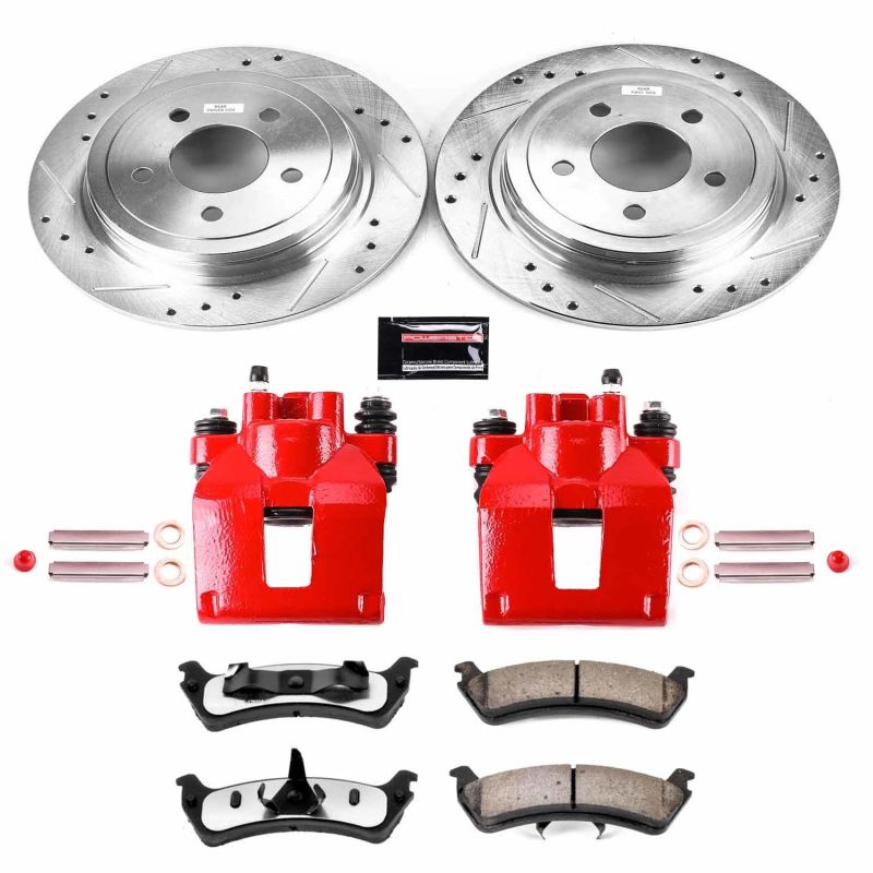 Power Stop 2003 Ford Explorer Sport Rear Z36 Truck & Tow Brake Kit w/Calipers - My Store