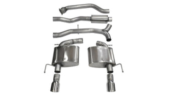 compare product Corsa 2013-2019 Cadillac ATS Sedan 2.0L A/T Polished Sport Dual Rear Cat-Back Exhaust