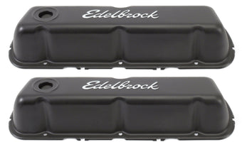 compare product Edelbrock Valve Cover Signature Series Ford 260-289-302-351W CI V8 Black