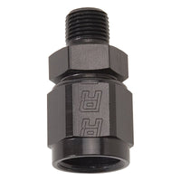 Russell Performance - 4 AN Straight Female to 1/8in Male NPT Fitting (Black) - My Store