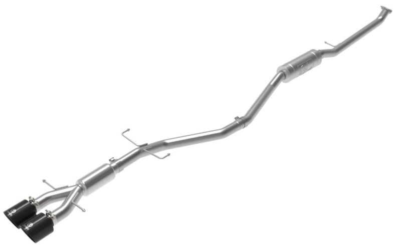 aFe Takeda 2.5in 304SS Cat - Back Exhaust System w/ Black Tips 17 - 20 Honda Civic Si Sedan I4 1.5L - My Store