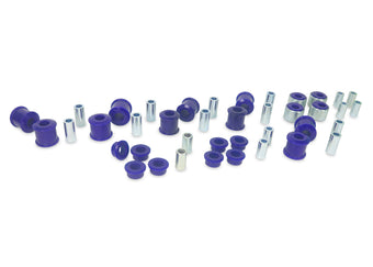 compare product SuperPro 1991 Toyota Land Cruiser Base Front / Rear Vehicle Bushing Kit - 2 Deg. Caster Correction