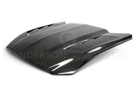 Anderson Composites 15 - 17 Ford Mustang (Excl. GT350/GT350R) Heat Extractor Double Sided Hood - My Store