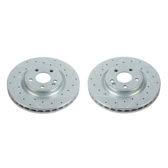 compare product Power Stop 17-19 Infiniti QX30 Front Evolution Drilled & Slotted Rotors - Pair