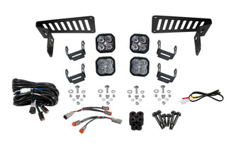 compare product Diode Dynamics 18-21 Jeep JL Wrangler/Gladiator SS3 Cowl LED Bracket Kit - White Sport