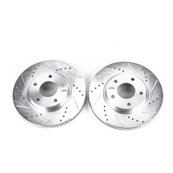 compare product Power Stop 03-04 Infiniti M45 Front Evolution Drilled & Slotted Rotors - Pair