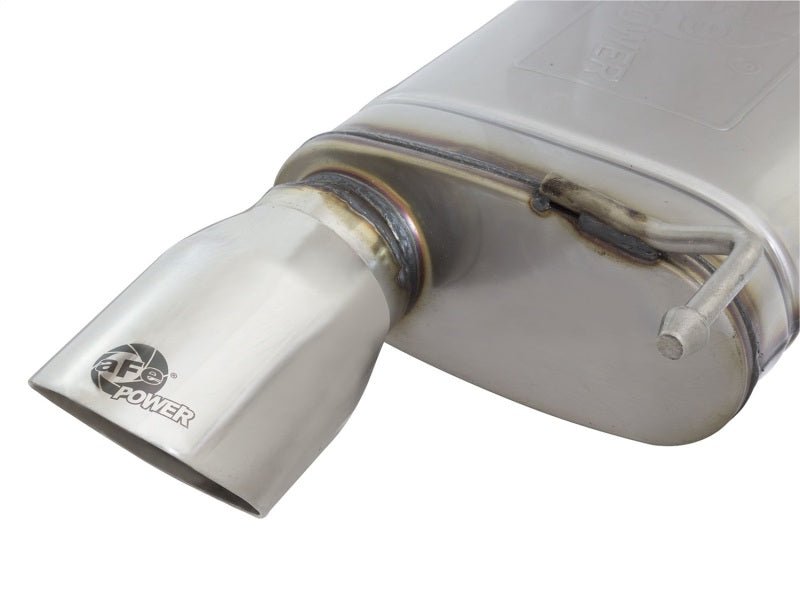 aFe MACHForce XP Exhausts Cat - Back SS - 304 EXH w/ Polished Tips 15 - 16 Ford Mustang EcoBoost 2.3L (t) - My Store
