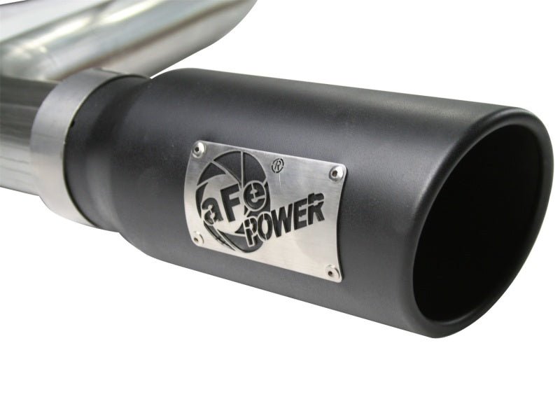 aFe MACHForce XP Exhaust Cat - Back SS - 409 07 - 09 Toyota Tundra V8 - 5.7L w/ Black Tip - My Store
