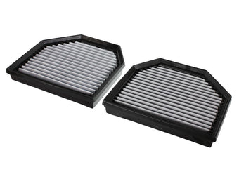compare product aFe MagnumFLOW OEM Replacement Air Filter PRO Dry S 2015 BMW M3/M4 (F80/F82) 3.0L S55 (tt) Qty. 2