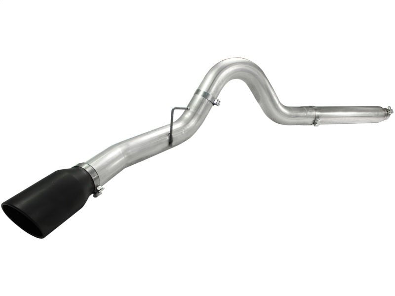 aFe Atlas 5in DPF - Back Aluminized Steel Exh Sys, Ford Diesel Trucks 08 - 10 V8 - 6.4L (td) Black tip - My Store