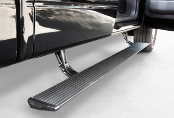 compare product AMP Research 2009-2014 Ford F150 All Cabs PowerStep - Black