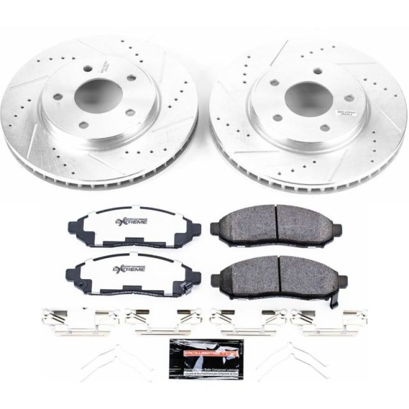 Power Stop 15 - 17 Chevrolet City Express Front Z36 Truck & Tow Brake Kit - My Store