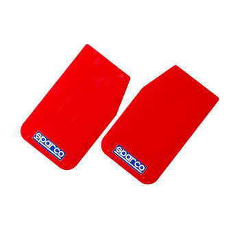 compare product Sparco Mud Flap Pair Red