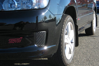 compare product Rally Armor 03-08 Subaru Forester Basic Black Mud Flap w/ Black Logo
