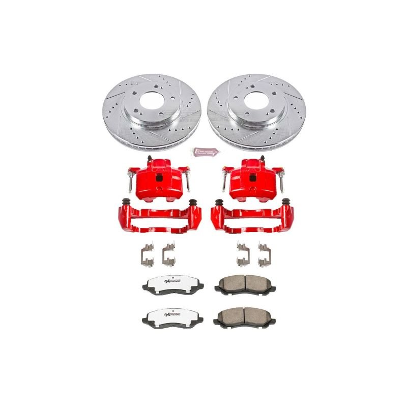 Power Stop 01 - 02 Chrysler Sebring Front Z26 Street Warrior Brake Kit w/Calipers - My Store